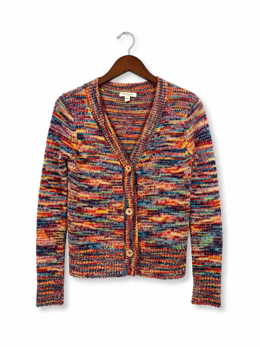 Rainbow Speckled Knit CardiganBeachLunchLounge Teacher Pride XS